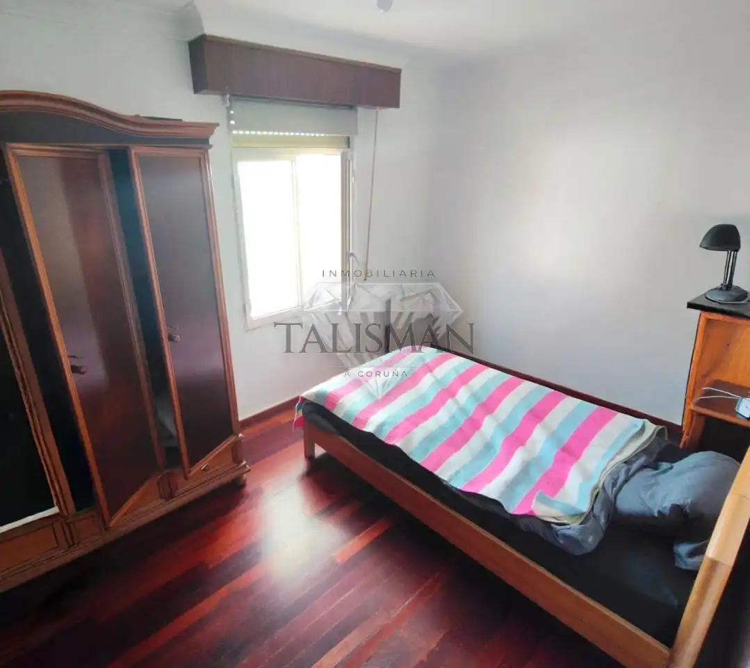Bedroom of Flat for sale in Cariño  with Heating, Terrace and Furnished