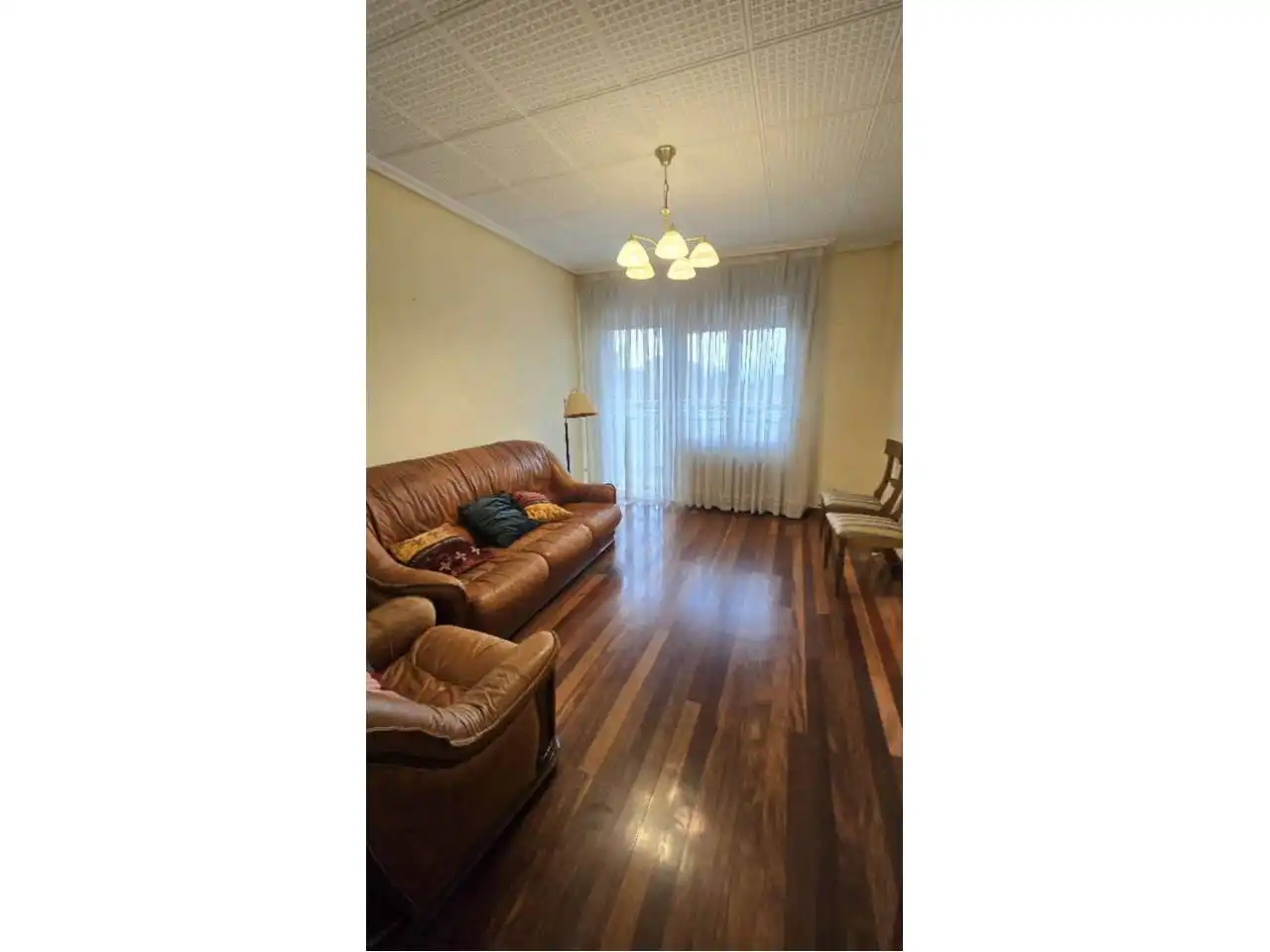 Living room of Flat for sale in  Logroño  with Heating, Parquet flooring and Terrace
