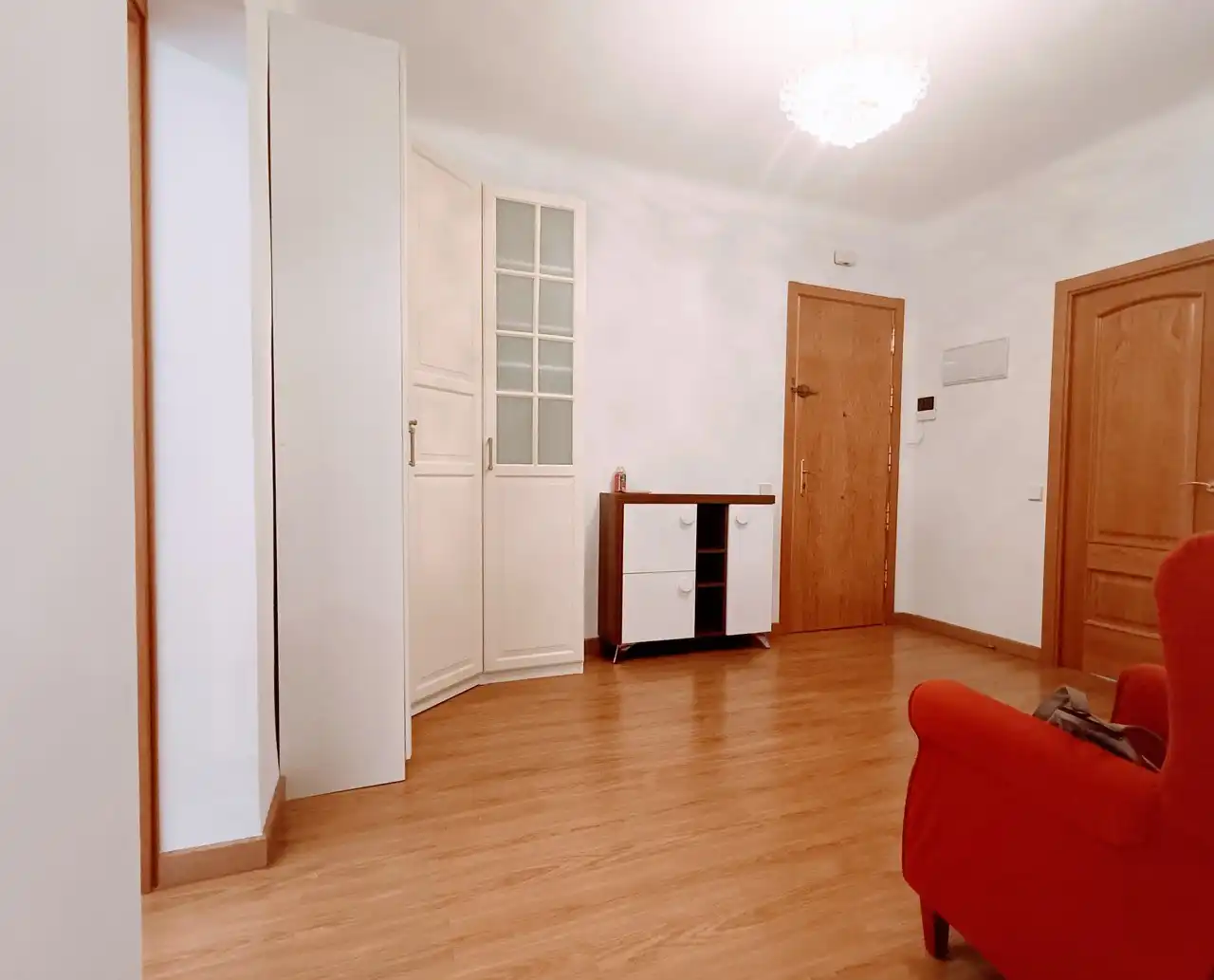 Sala d'estar de Pis de lloguer en Madrid amb Aire condicionat, Calefacció i Moblat