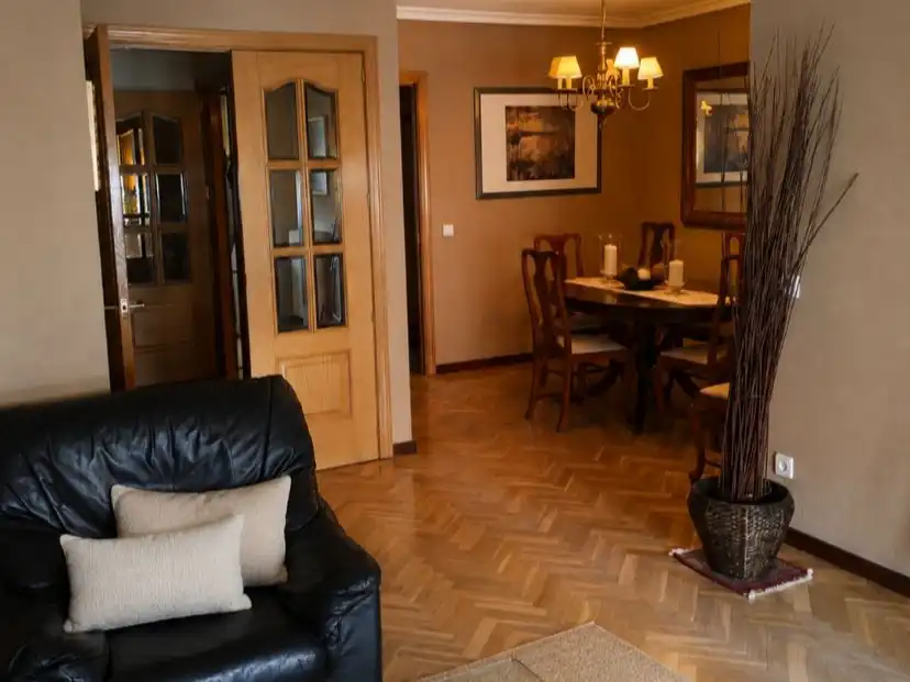 Living room of Flat for sale in  Madrid Capital  with Balcony