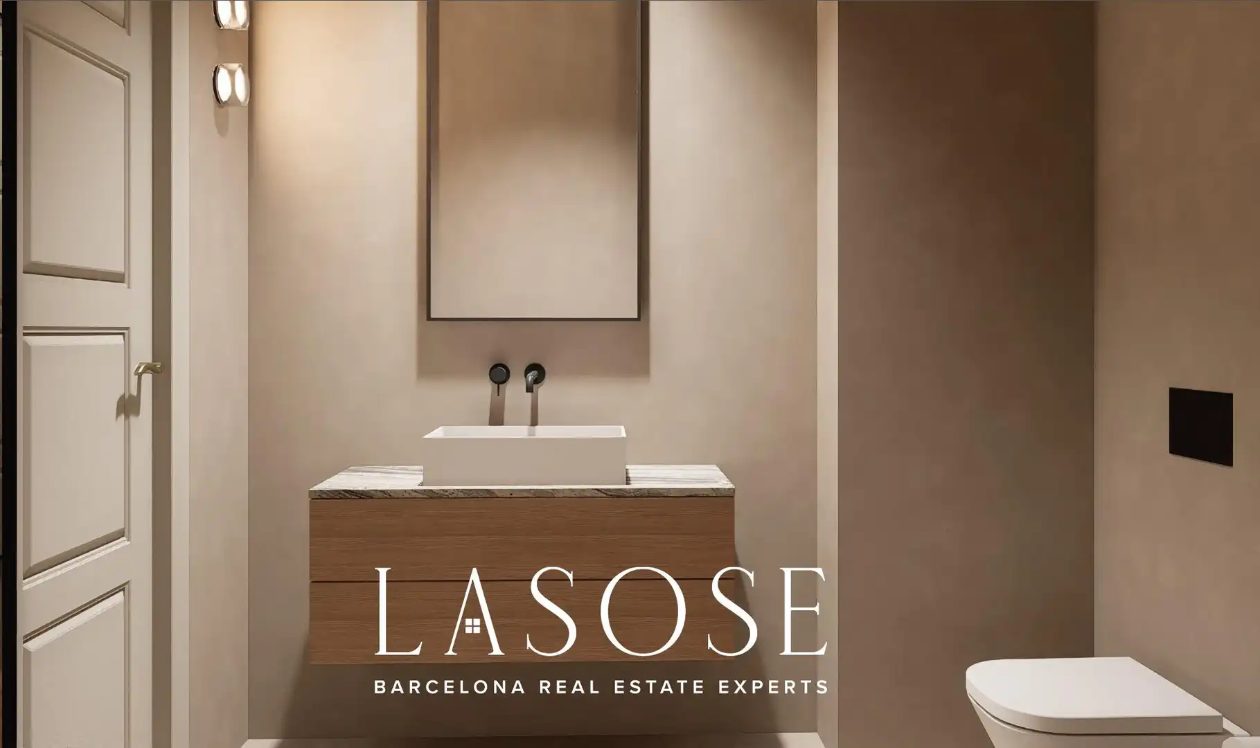 Baño de Ático en venta en Barcelona con Aire acondicionado, Terraza y Balcón