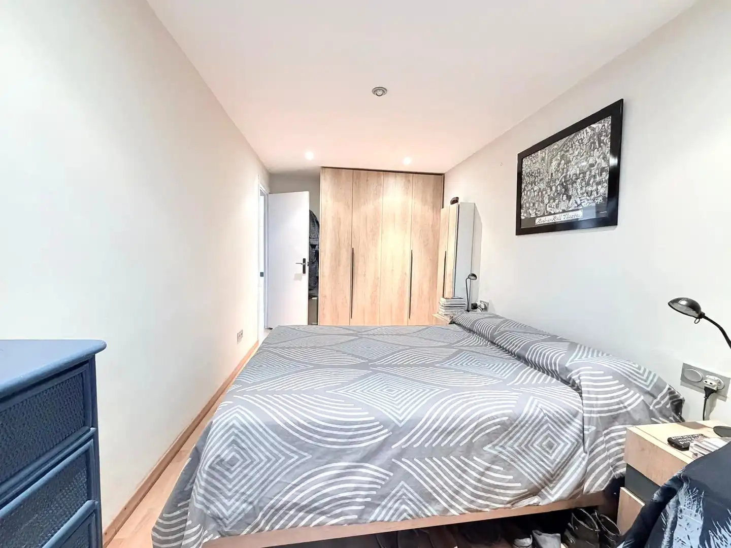 Schlafzimmer von Wohnung zum Verkauf in Terrassa mit Parkett und Terrasse