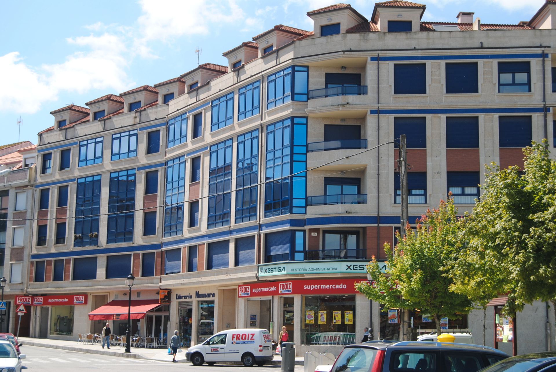 Vista exterior de Garatge en venda en Sanxenxo
