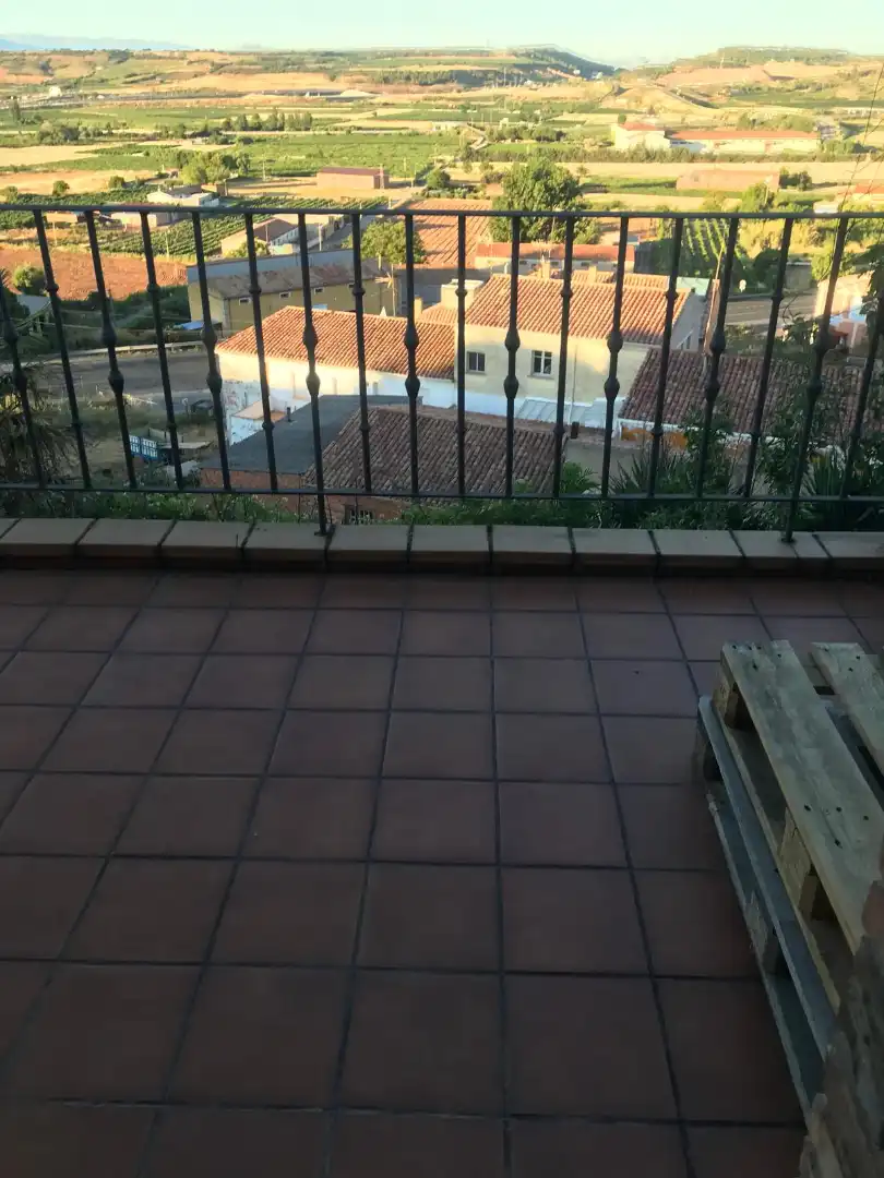 Terraza de Finca rústica de alquiler en Navarrete con Calefacción, Jardín privado y Parquet