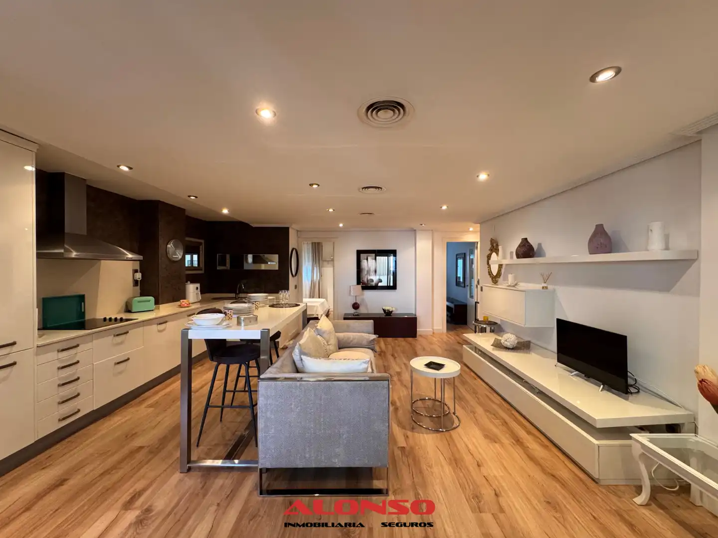 Living room of Attic for sale in Vinaròs  with Air Conditioner, Heating and Parquet flooring