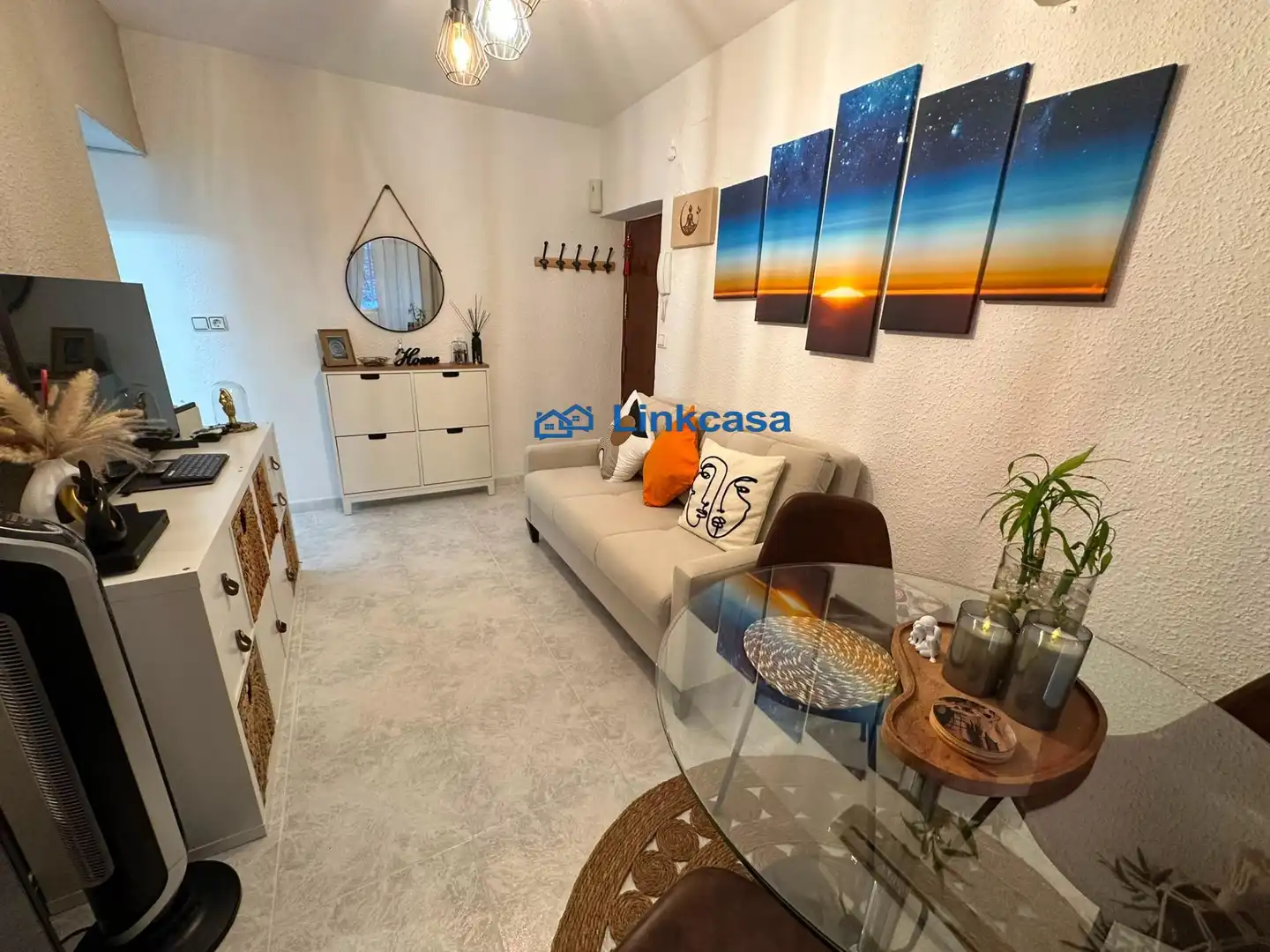 Living room of Flat for sale in Madrid  with Air Conditioner and Heating