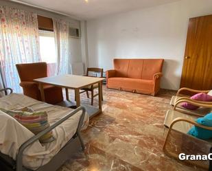 Living room of Flat to share in  Granada Capital  with Heating, Furnished and Balcony