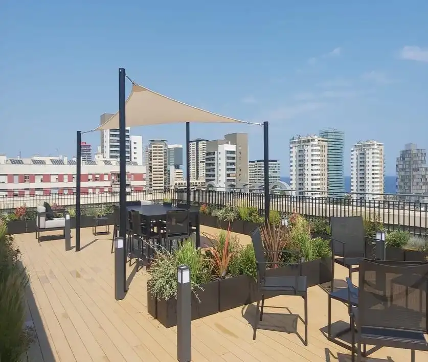 Terraza de Oficina de alquiler en Barcelona