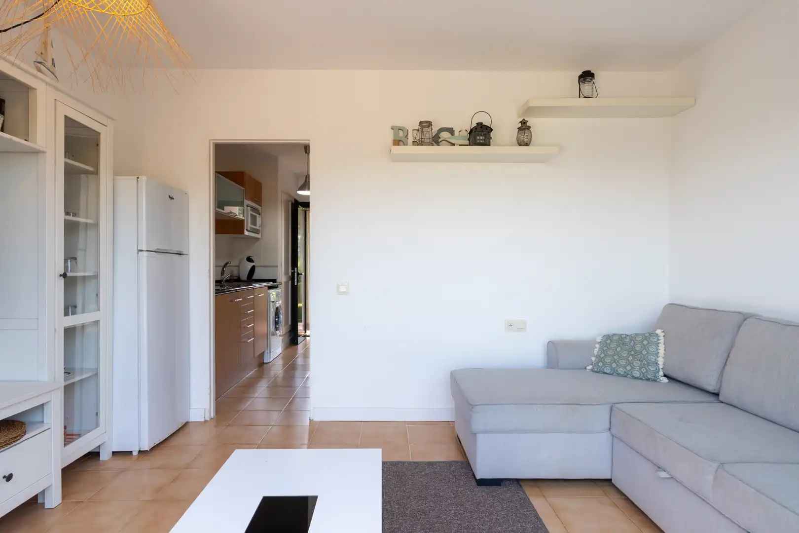 Living room of Flat for sale in Palafrugell  with Air Conditioner, Private garden and Terrace