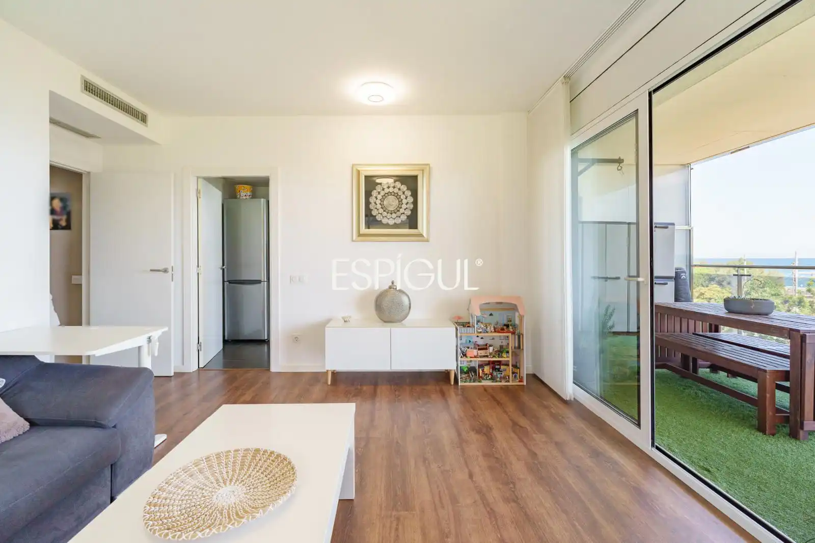 Living room of Flat for sale in Mataró  with Air Conditioner, Heating and Terrace