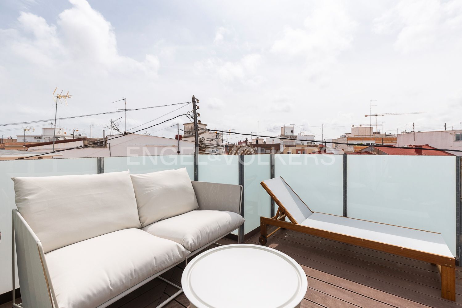 Terrace of Apartment for sale in  Valencia Capital  with Air Conditioner, Heating and Parquet flooring