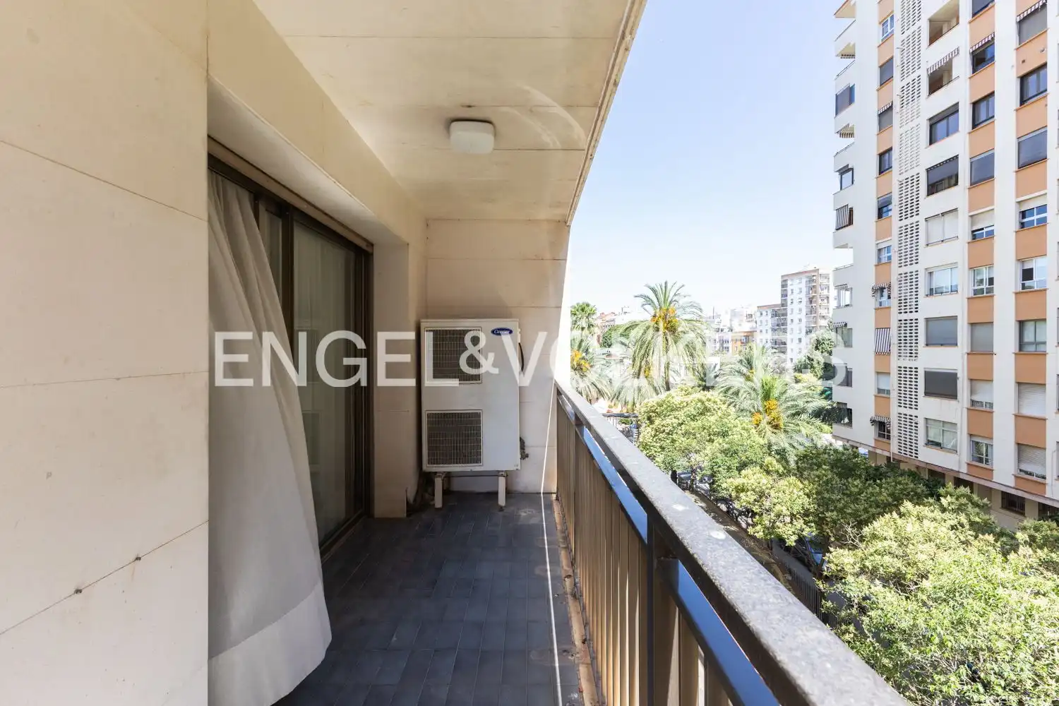 Balcony of Flat for sale in Valencia  with Air Conditioner, Heating and Balcony