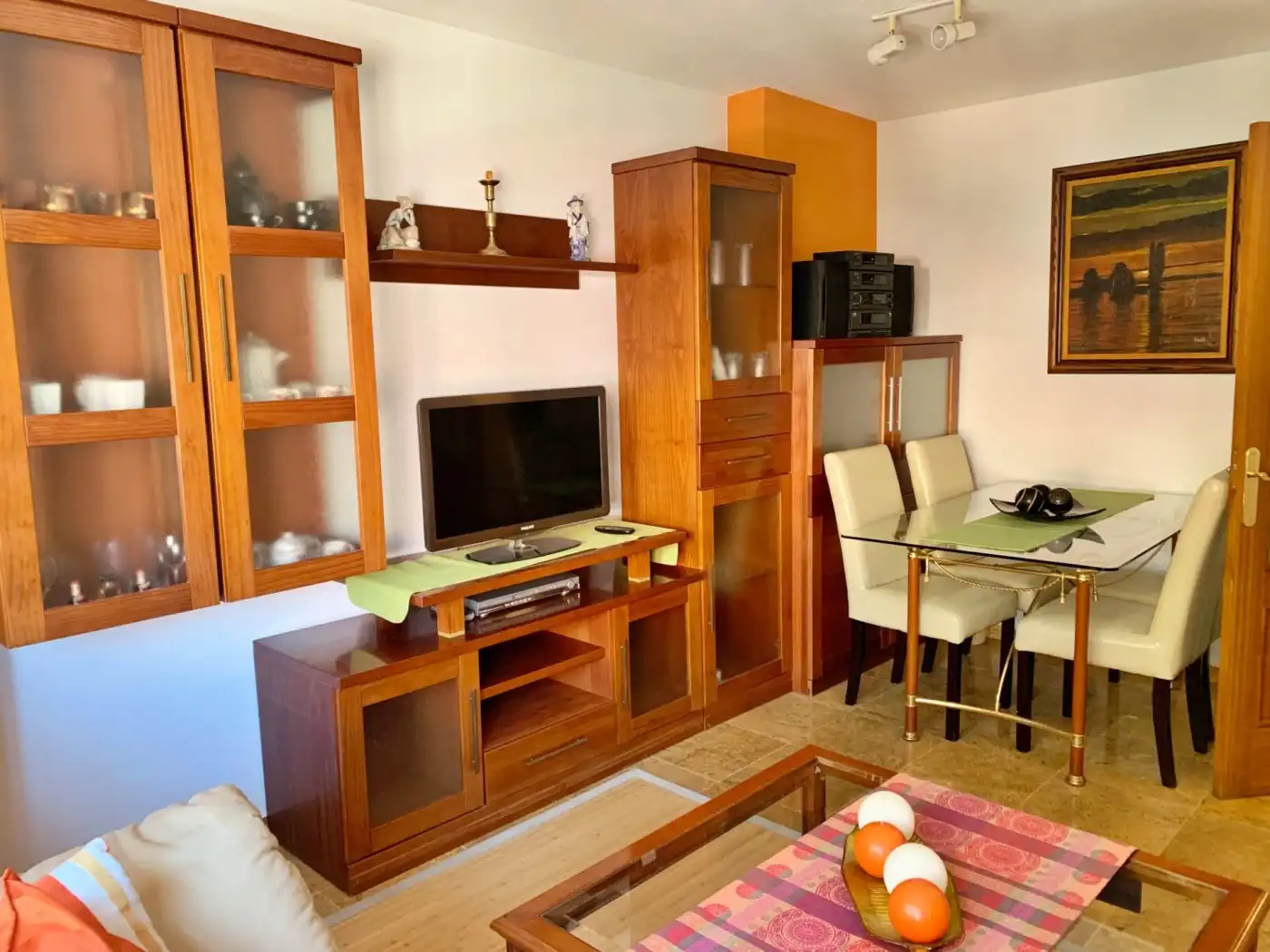 Sala de estar de Piso de alquiler en Rincón de la Victoria con Amueblado