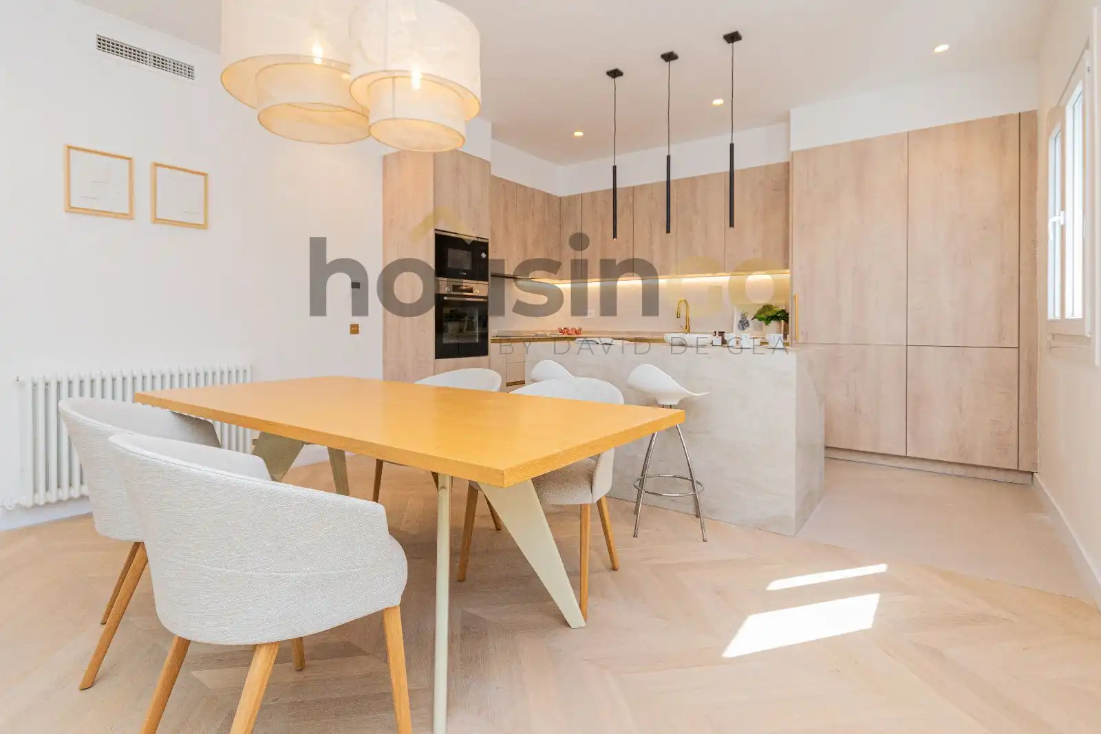 Kitchen of Flat for sale in Madrid  with Air Conditioner, Heating and Parquet flooring