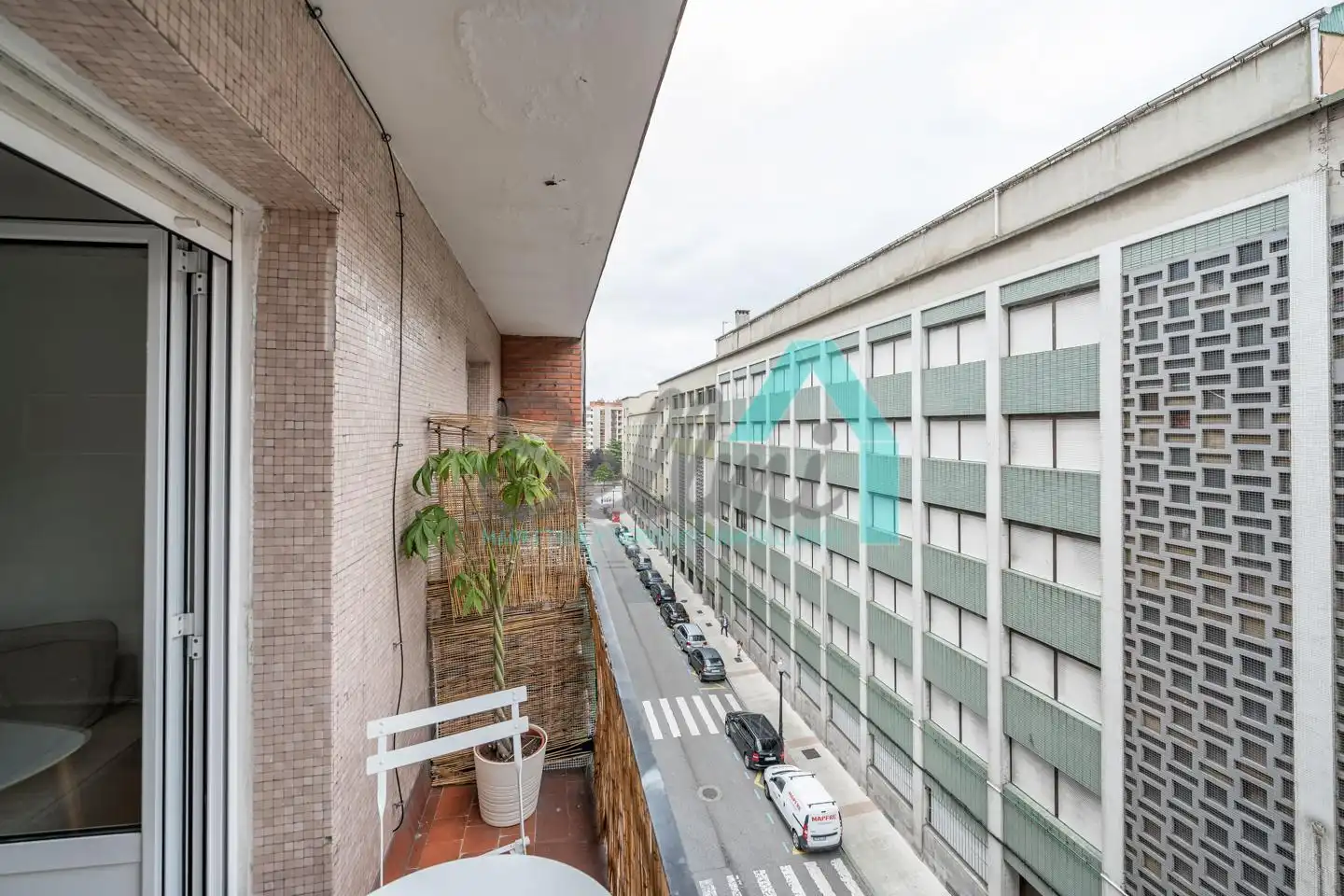 Balcony of Flat for rent in Gijón   with Heating, Terrace and Furnished