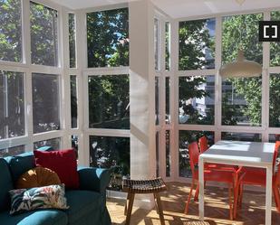 Balcony of Flat to rent in  Madrid Capital  with Air Conditioner, Heating and Furnished