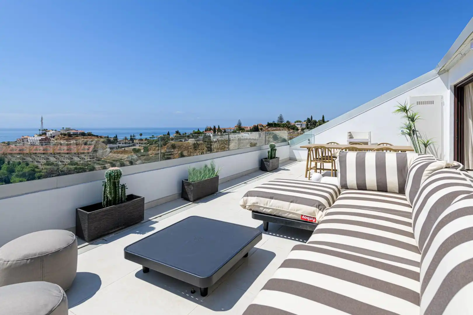 Terrasse von Dachboden zum Verkauf in Fuengirola mit Gemeinschaftspool