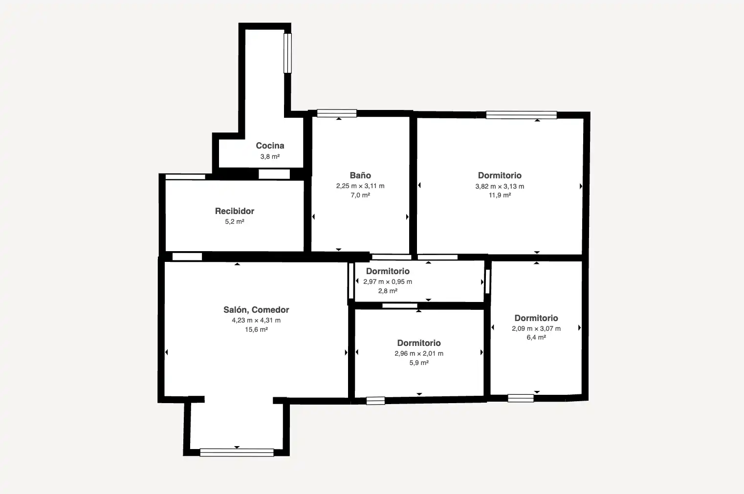 Flat for sale in San Nicasio - Campo de Tiro - Solagua