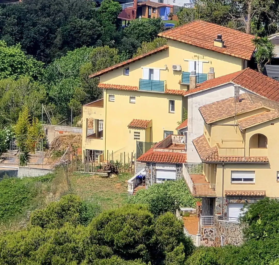 Vista exterior de Casa o chalet en venta en Sant Fost de Campsentelles con Aire acondicionado, Calefacción y Jardín privado