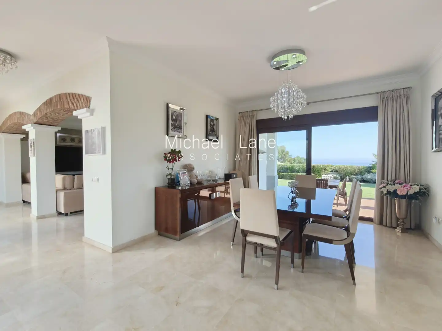Dining room of Houses for sale in Sotogrande  with Air Conditioner, Heating and Private garden