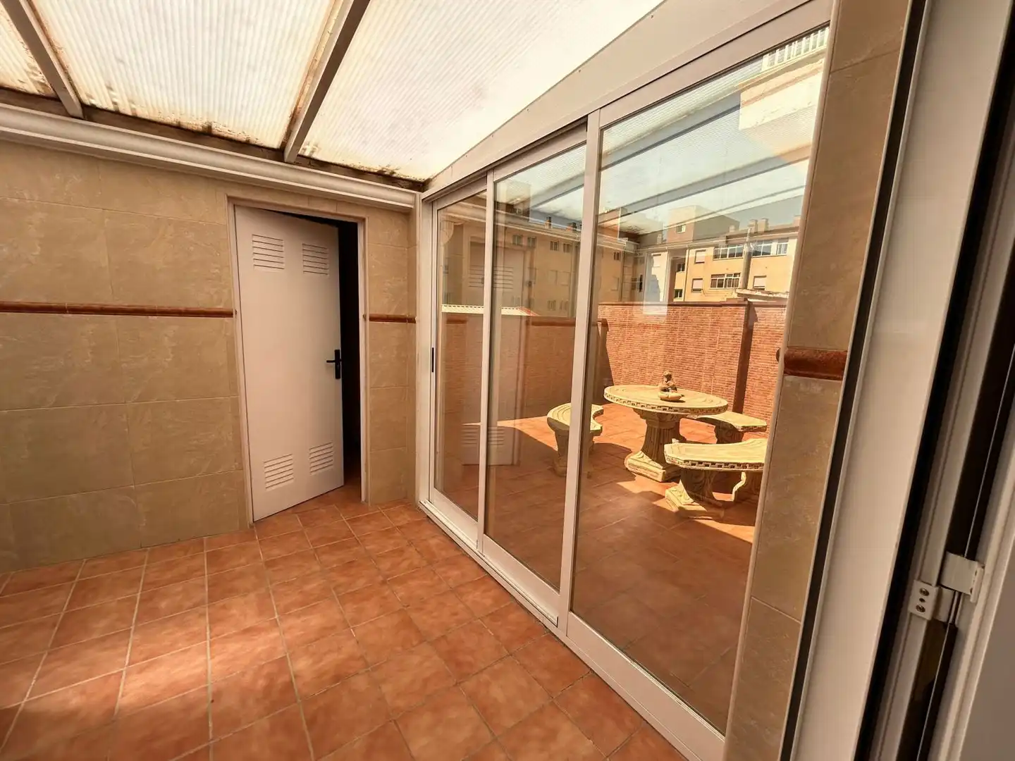 Terrasse von Wohnung zum Verkauf in Albacete mit Klimaanlage, Heizung und Parkett