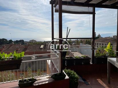 Terrasse von Dachboden zum verkauf in Vilassar de Dalt mit Klimaanlage, Terrasse und Balkon