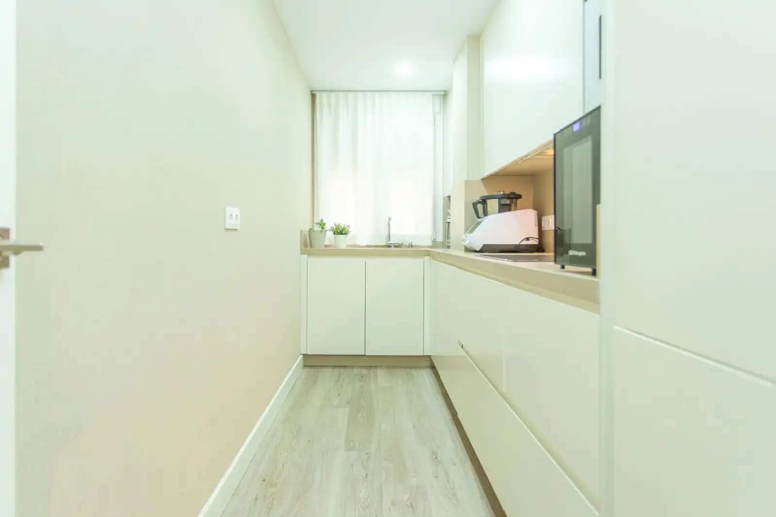 Küche von Wohnung zum Verkauf in Jerez de la Frontera mit Klimaanlage, Heizung und Parkett