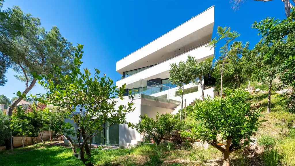 Vista exterior de Casa o chalet en venta en Calvià con Aire acondicionado, Calefacción y Terraza