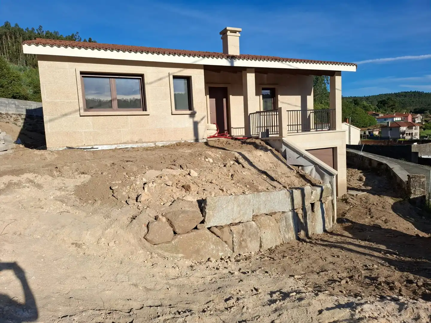 Vista exterior de Casa o chalet de alquiler en Santiago de Compostela  con Se aceptan mascotas