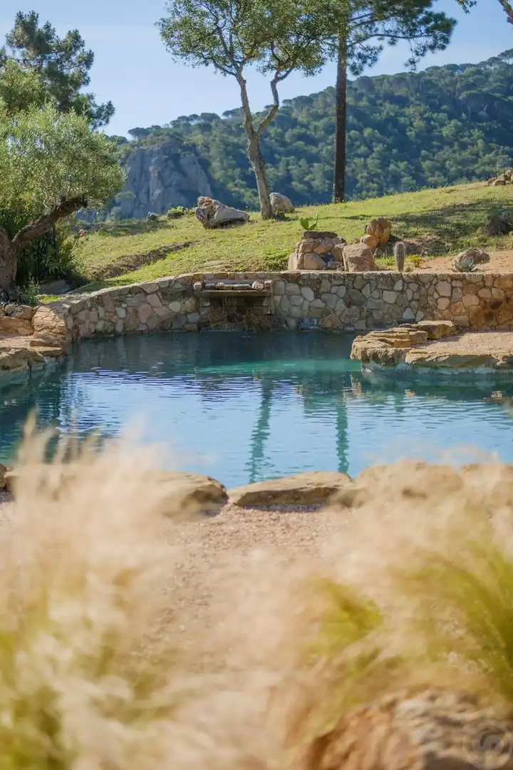 Swimming pool of Houses for sale in Santa Cristina d'Aro  with Air Conditioner, Heating and Storage room