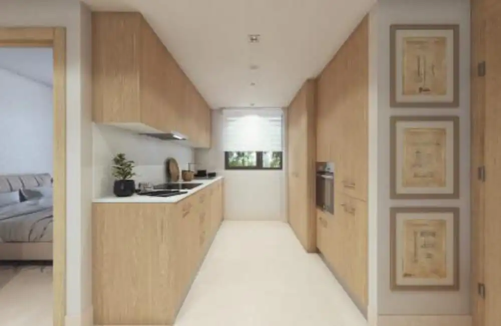Cocina de Apartamento en venta en Casares con Aire acondicionado, Terraza y Piscina