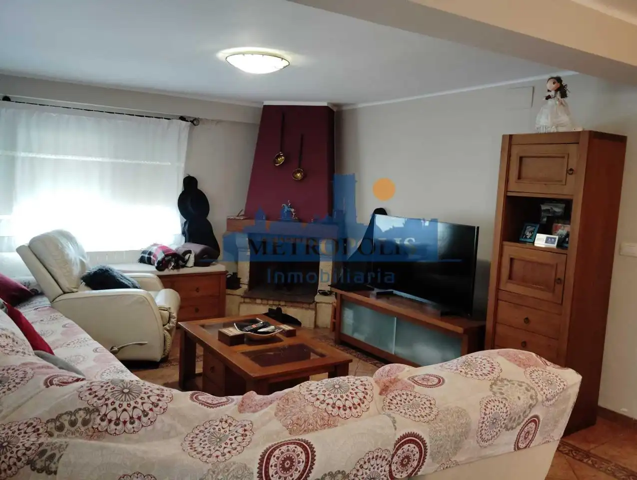Sala de estar de Casa o chalet en venta en Vila-real con Aire acondicionado, Terraza y Amueblado