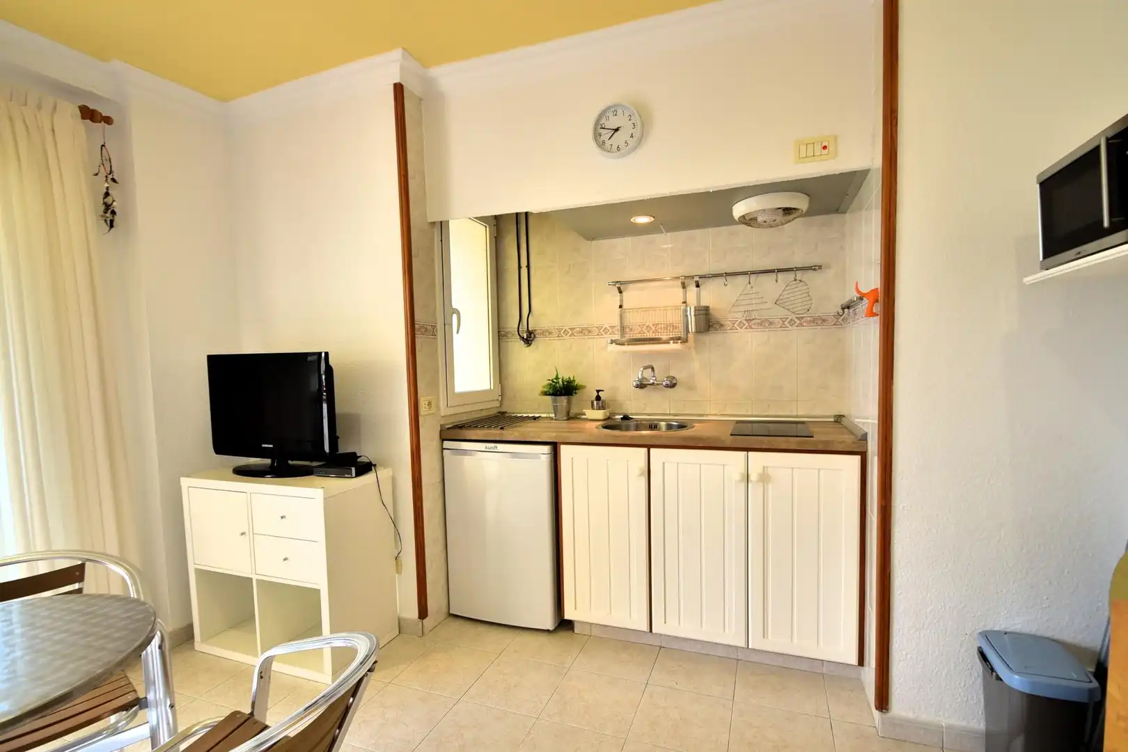 Cocina de Apartamento de alquiler en Puerto de la Cruz con Jardín privado
