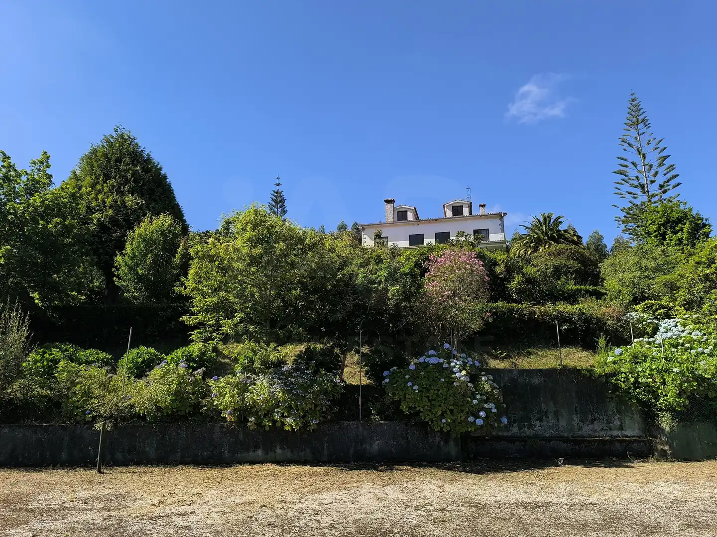Vista exterior de Casa o chalet en venta en Pontedeume con Calefacción, Terraza y Piscina