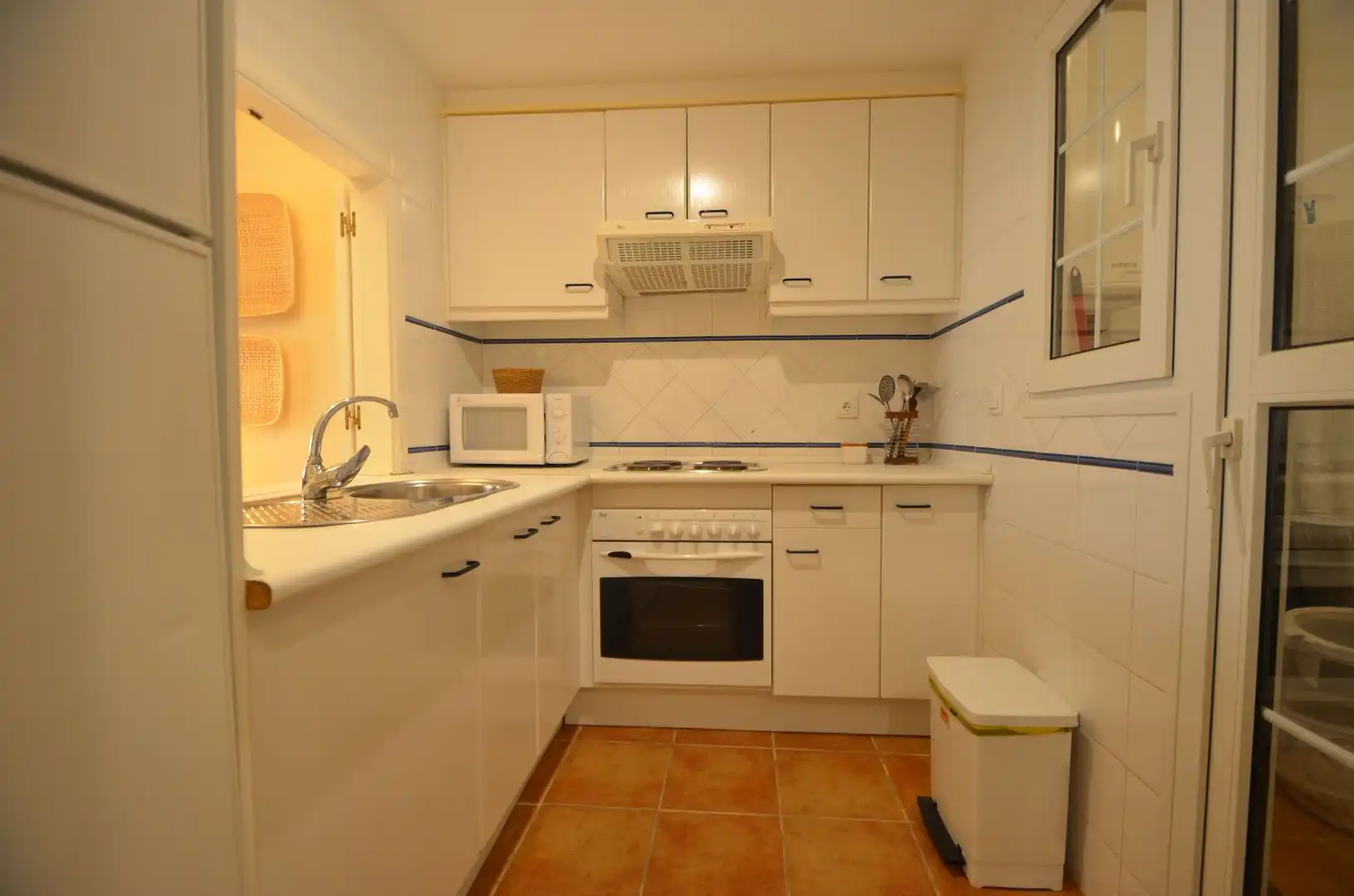 Cocina de Apartamento en venta en Ayamonte con Terraza, Amueblado y Piscina comunitaria