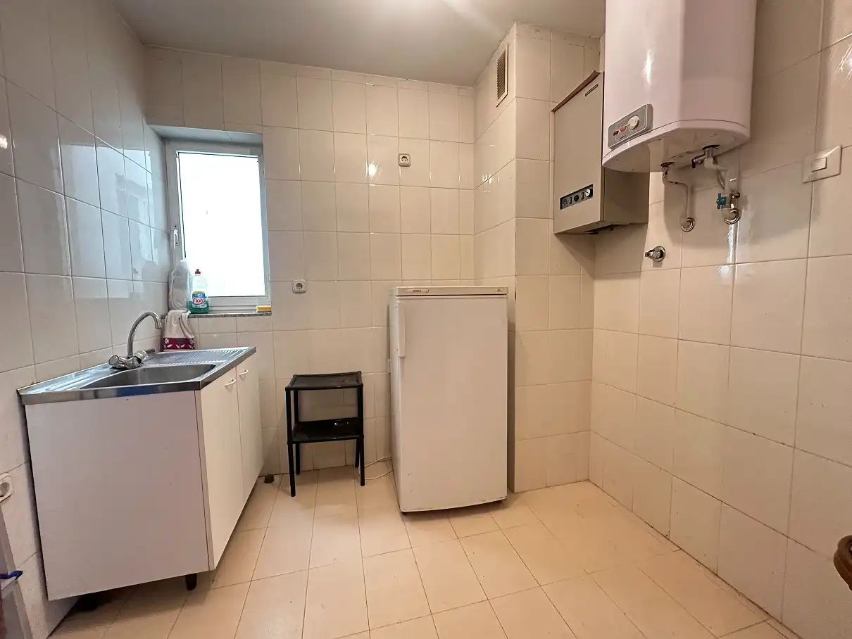 Kitchen of Flat for sale in Santiago de Compostela   with Heating