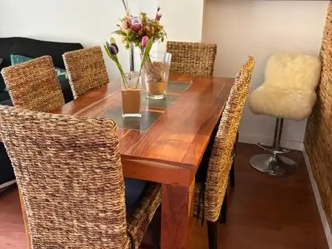 Esszimmer von Wohnung zum Verkauf in Sitges mit Klimaanlage, Terrasse und Balkon