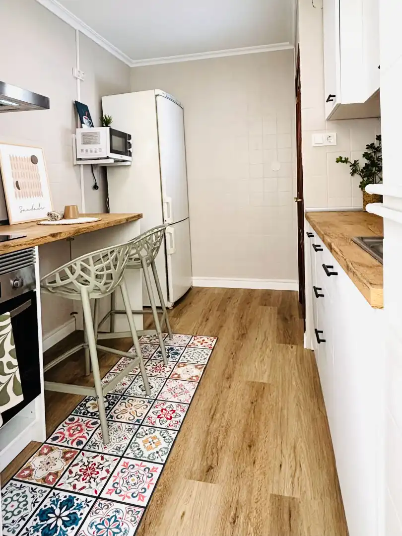 Kitchen of Flat for rent in Alicante / Alacant  with Air Conditioner, Furnished and Oven