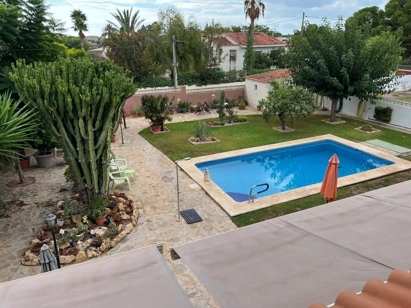 Piscina de Casa o xalet en venda en Mutxamel amb Aire condicionat, Calefacció i Jardí privat
