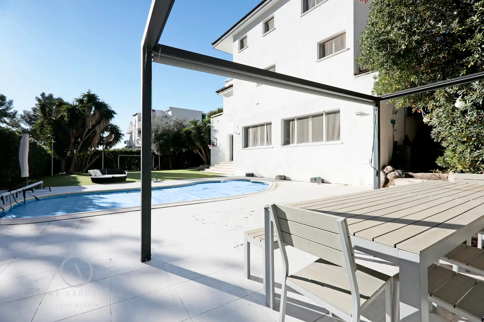 Piscina de Casa o chalet en venta en Castelldefels con Aire acondicionado, Jardín privado y Terraza