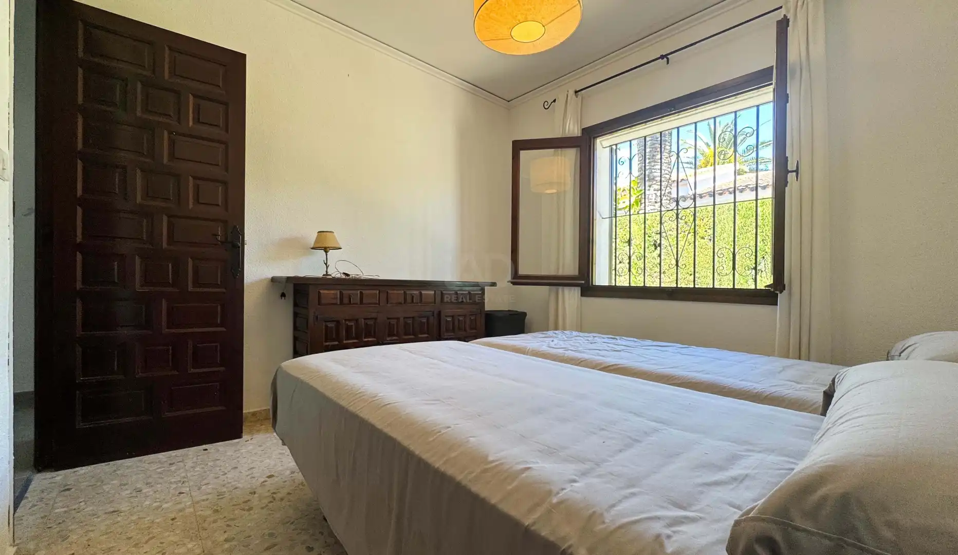 Schlafzimmer von Einfamilien-Reihenhaus zum Verkauf in Dénia mit Klimaanlage, Heizung und Terrasse