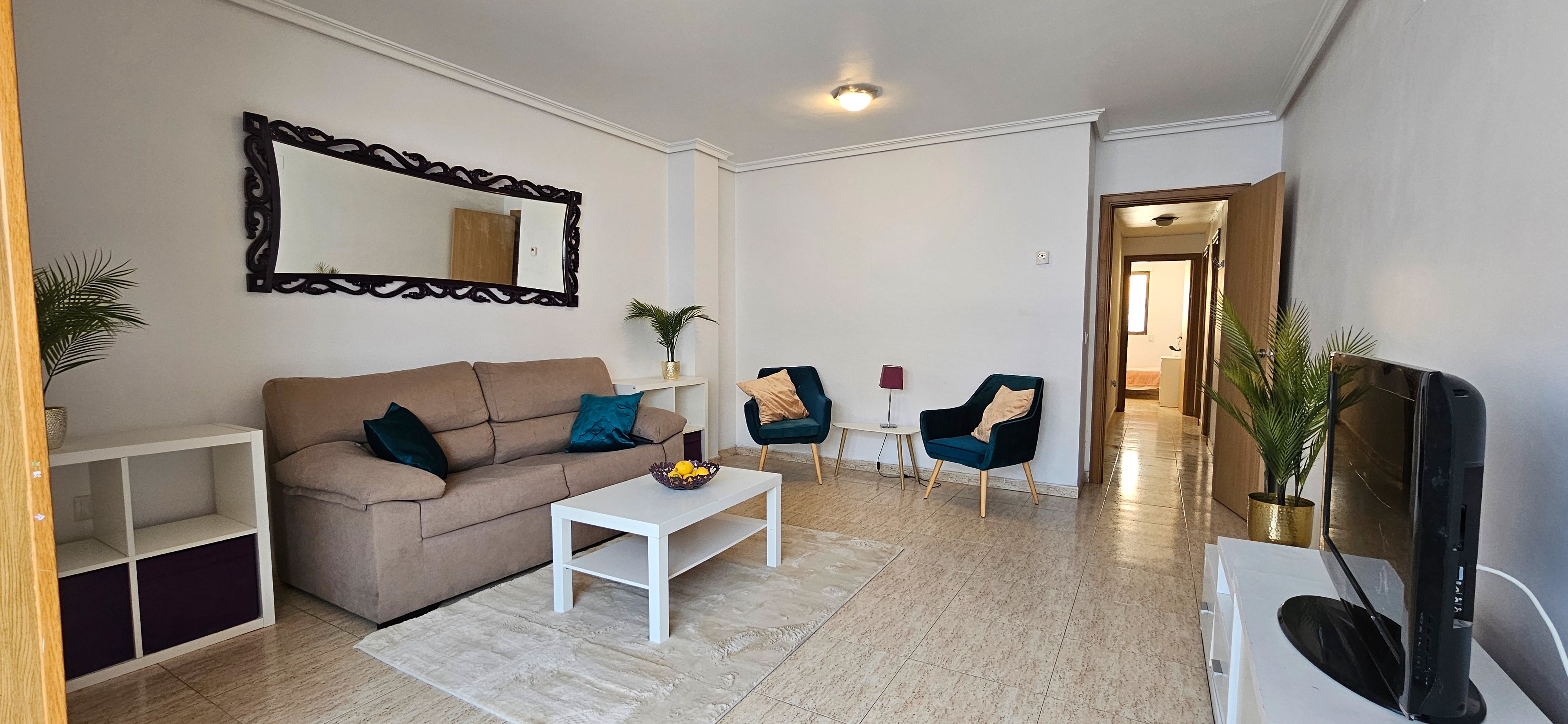 Living room of Flat for sale in L'Alfàs del Pi  with Furnished