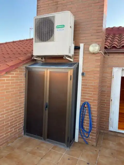 Terraza de Dúplex de alquiler en Zaragoza con Aire acondicionado, Calefacción y Terraza