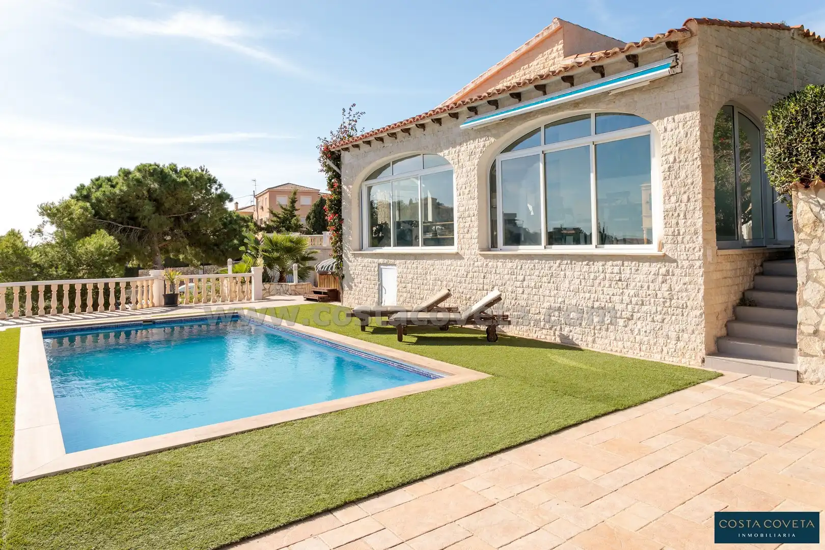 Swimming pool of Houses for sale in El Campello  with Air Conditioner, Private garden and Terrace