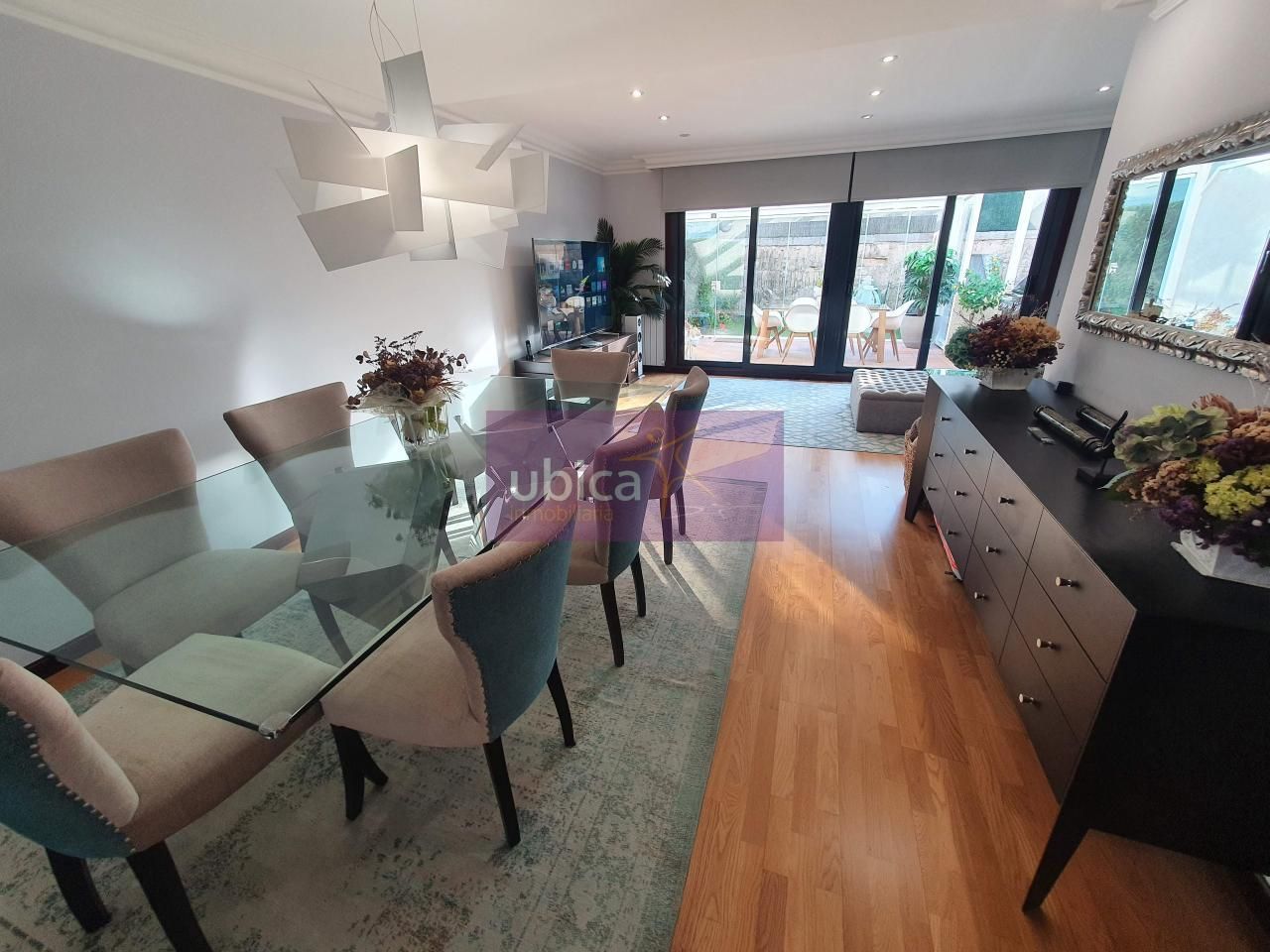 Dining room of Single-family semi-detached for sale in Vigo   with Heating, Private garden and Terrace