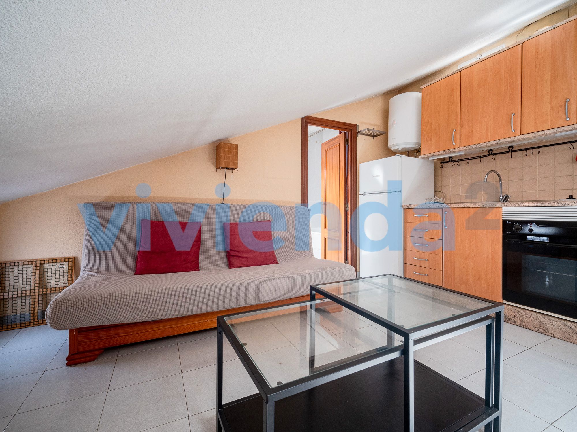 Bedroom of Flat for sale in  Madrid Capital  with Furnished