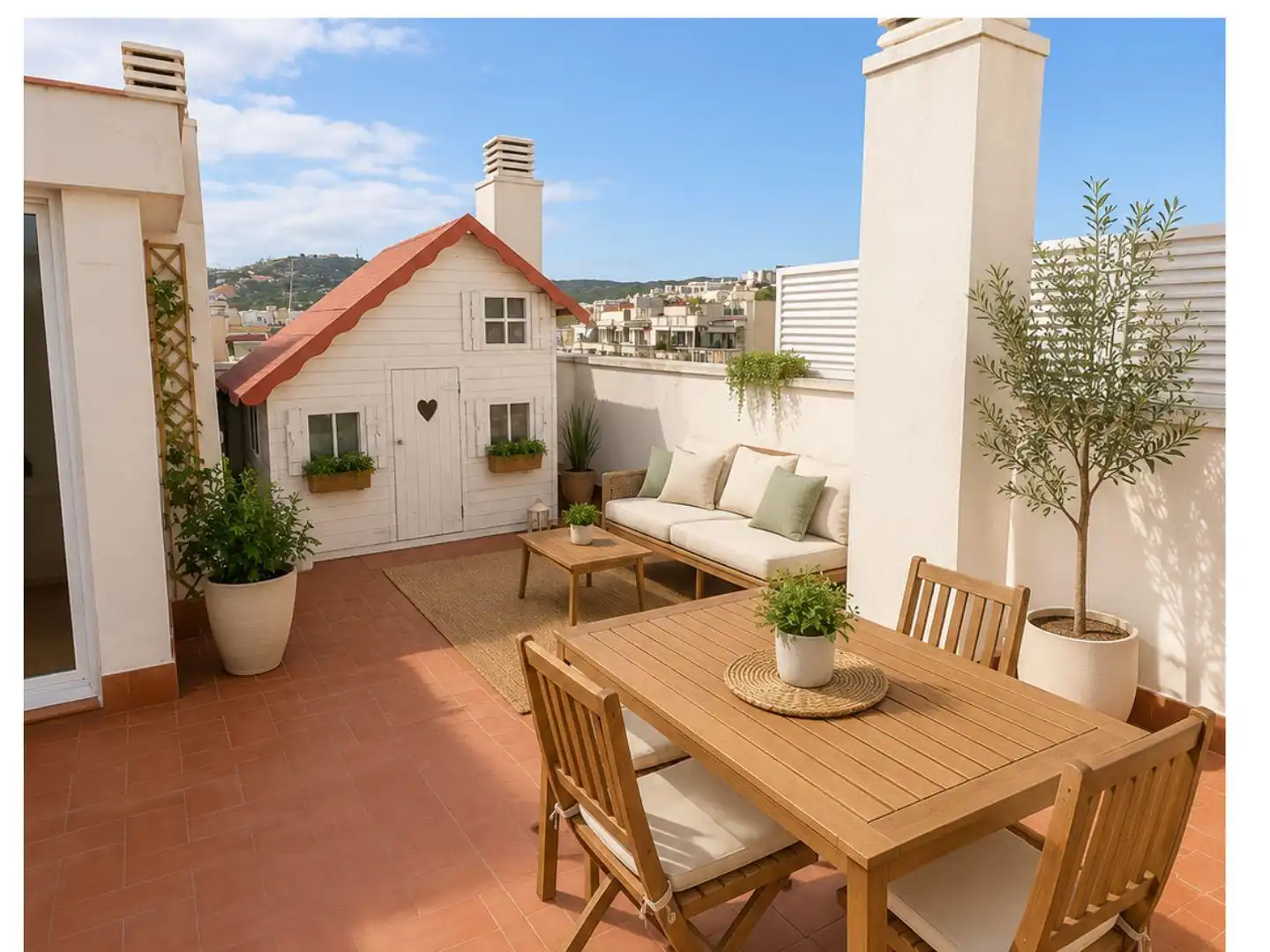 Terraza de Dúplex en venta en Sitges con Calefacción, Terraza y Balcón