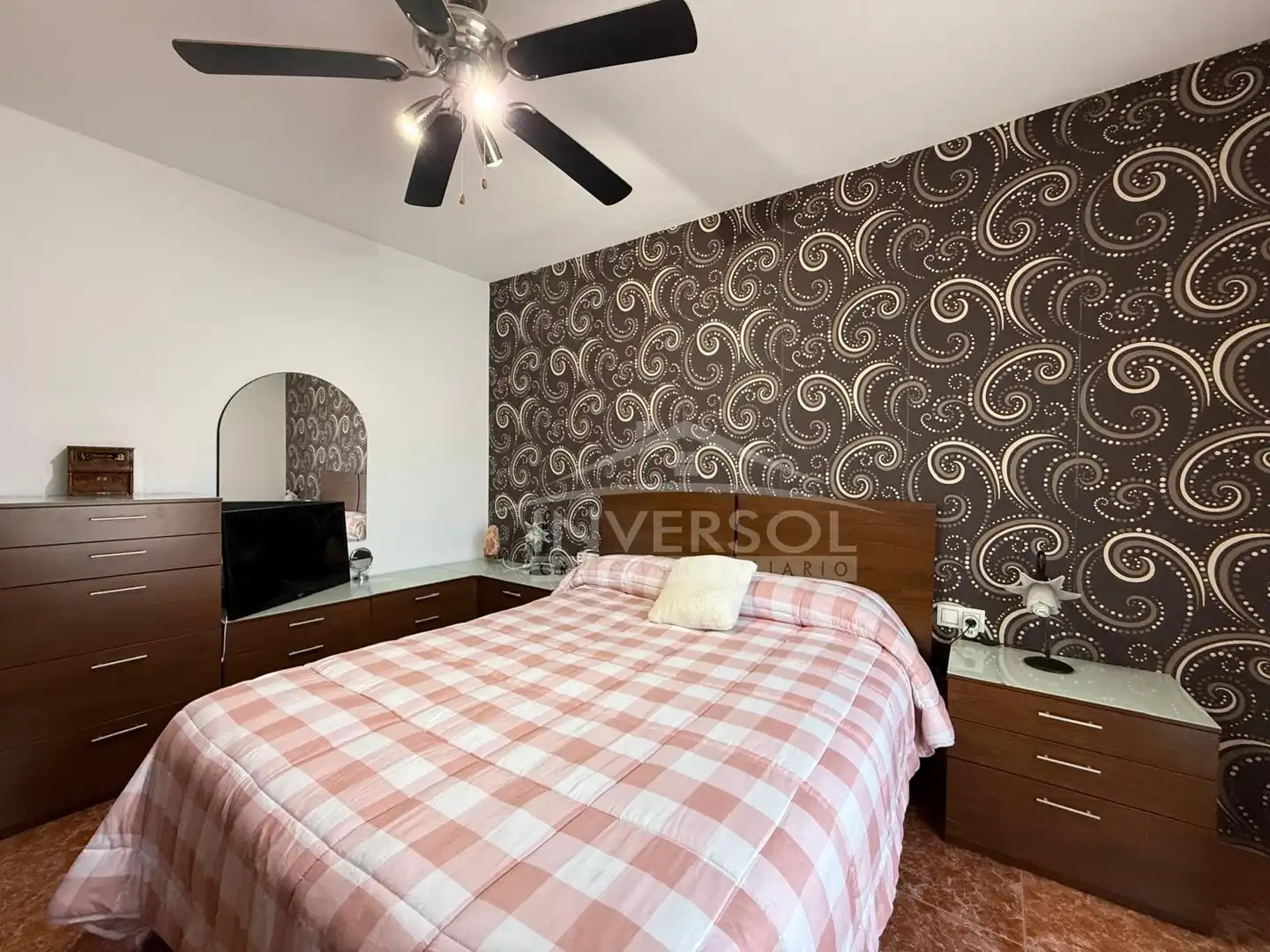 Schlafzimmer von Einfamilien-Reihenhaus zum Verkauf in El Ejido mit Klimaanlage, Heizung und Abstellraum