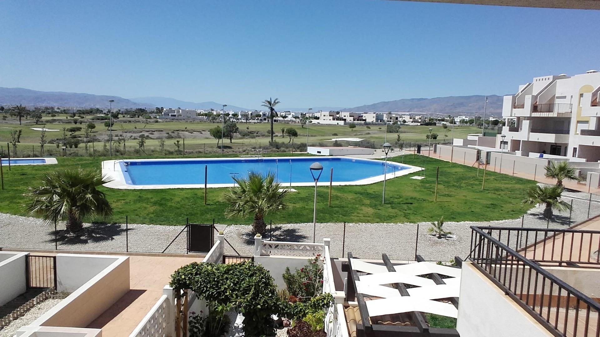 Swimming pool of Apartment to rent in  Almería Capital  with Air Conditioner, Private garden and Terrace