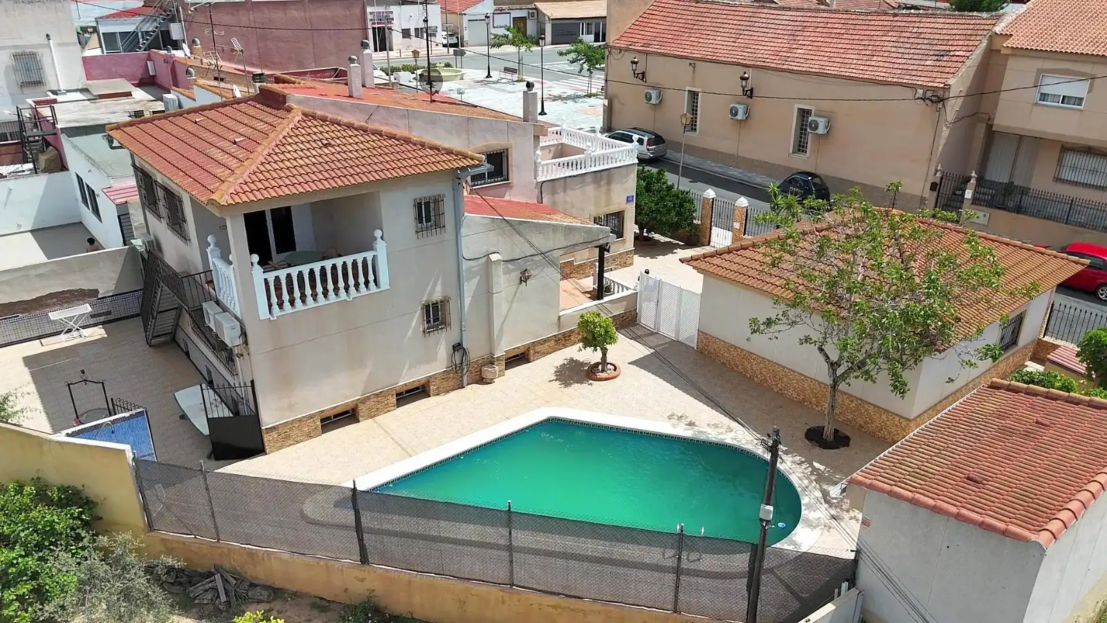 Piscina de Casa o xalet en venda en Cartagena amb Aire condicionat, Jardí privat i Terrassa